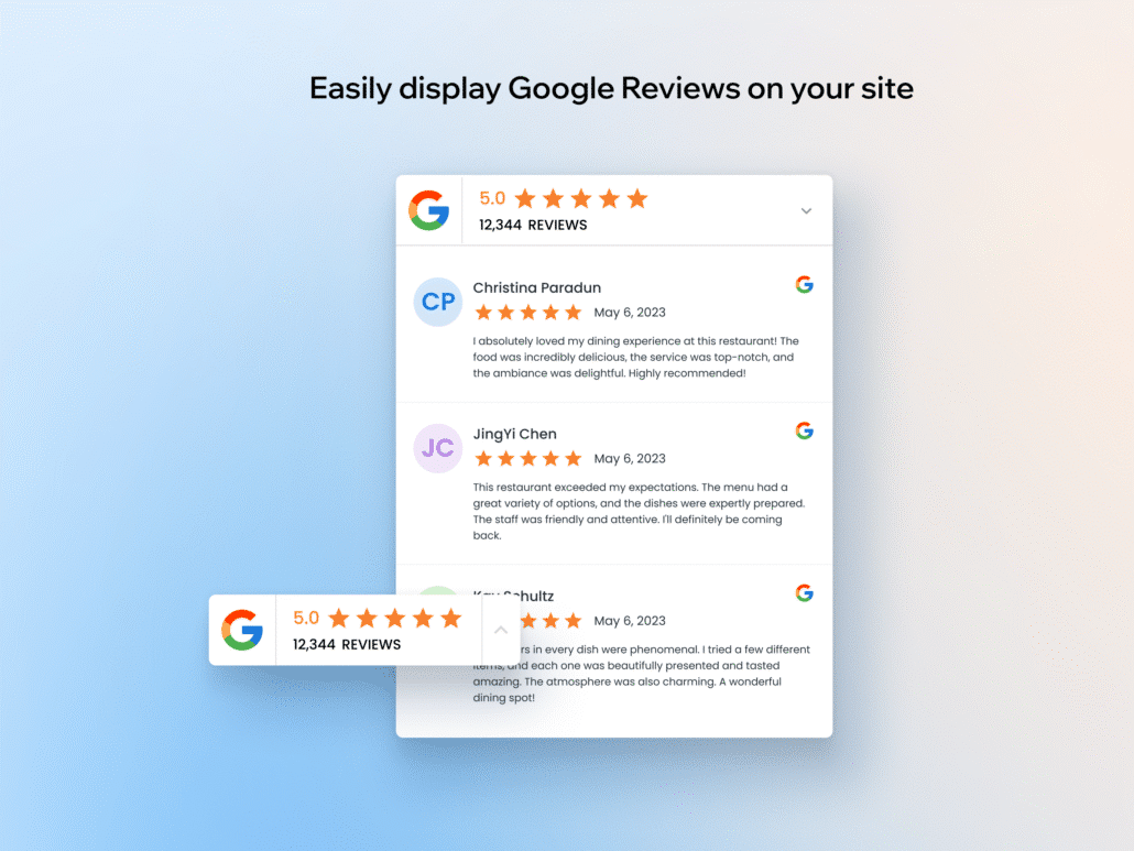 google reviews management